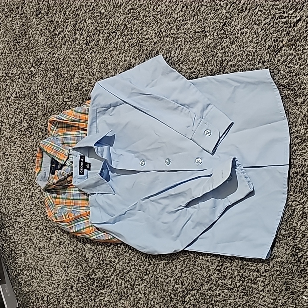 Two boys dress shirts size 4
